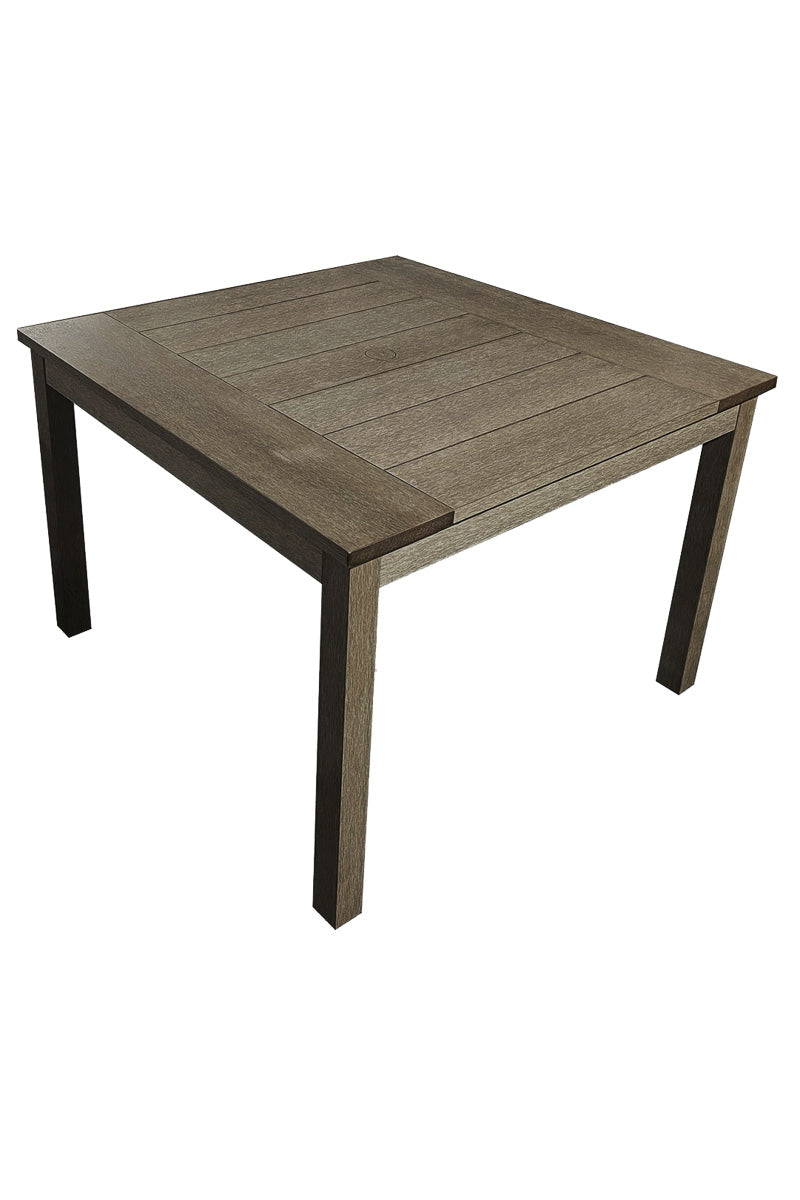 Alfresco EverTeak San Simeon Dining Table with Umbrella Hole 42" x 42"