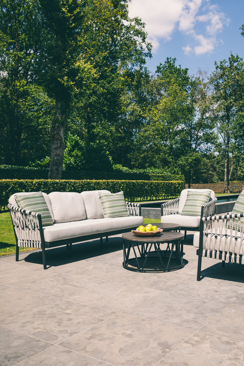 Alfresco Menton Deep Seating Sofa with Cushions