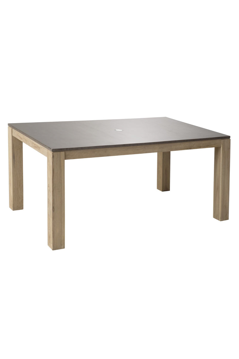 Alfresco Berkley Dining Table with Umbrella Hole 67"