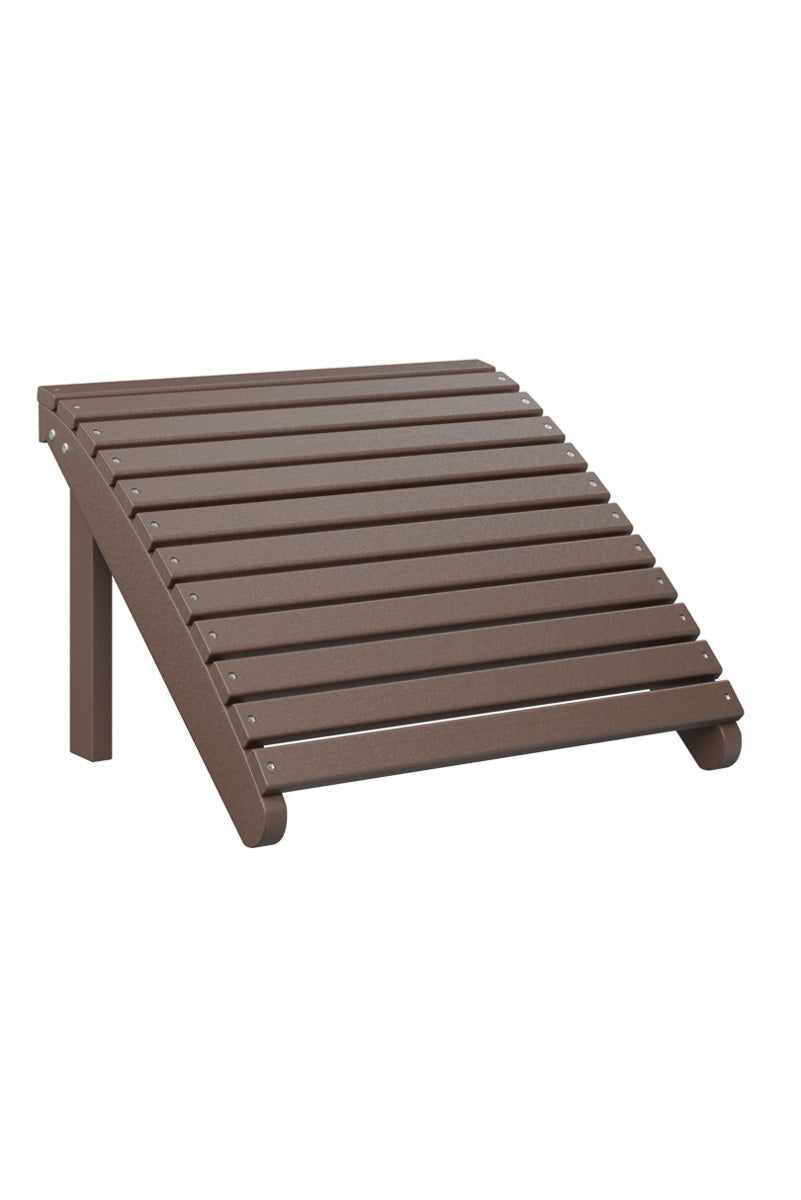 Berlin Gardens Adirondack Footrest Chocolate Brown
