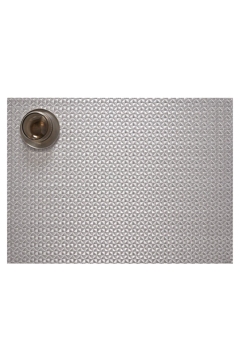 Chilewich Origami Placemat Rectangle 14"x19" Pearl