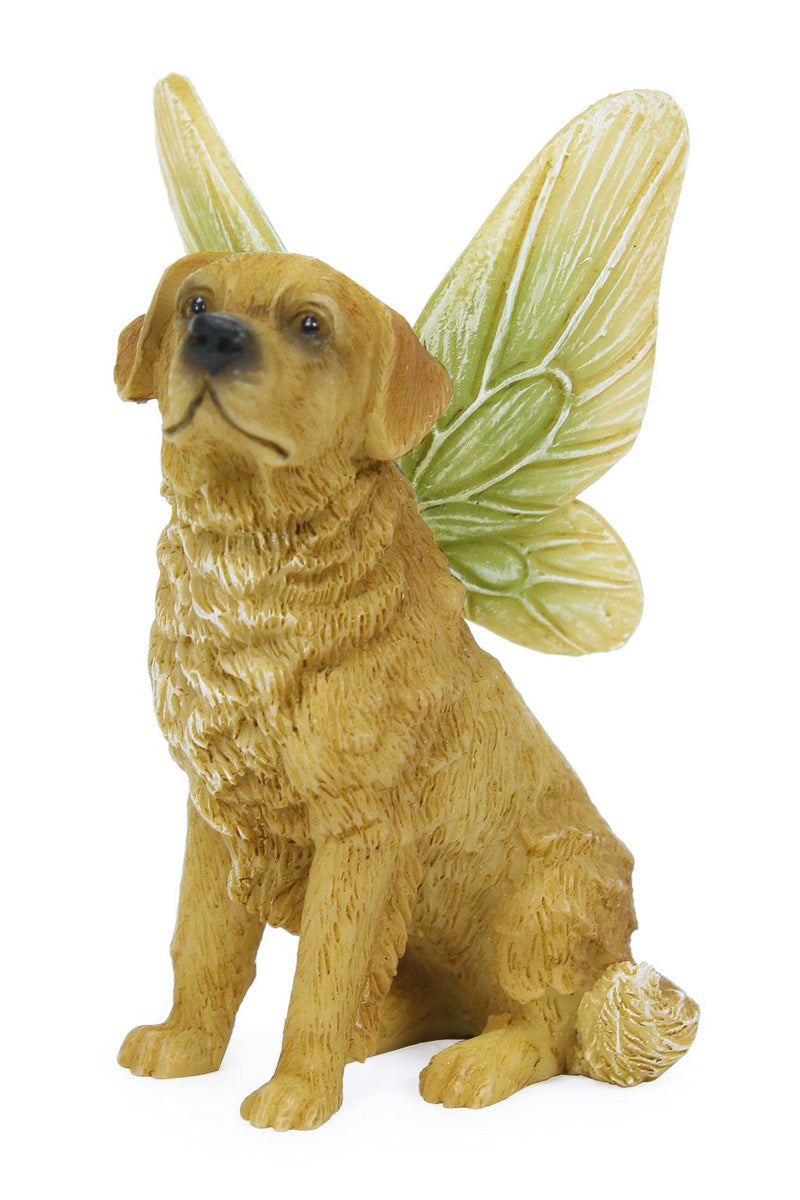 Fairy Garden Golden Retriever