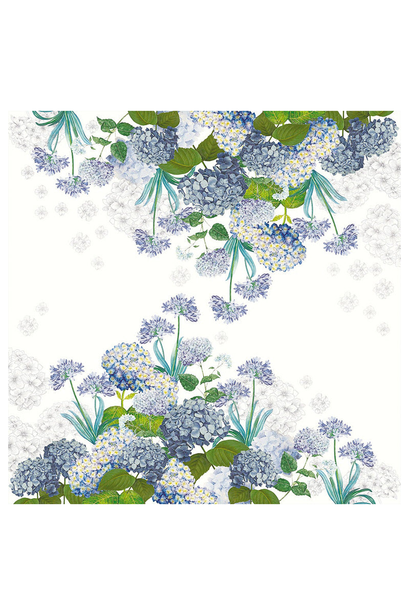 Garnier-Thiebaut Tablecloth Jardin De Bretagne Bleu Tablecloth 67" x 67"
