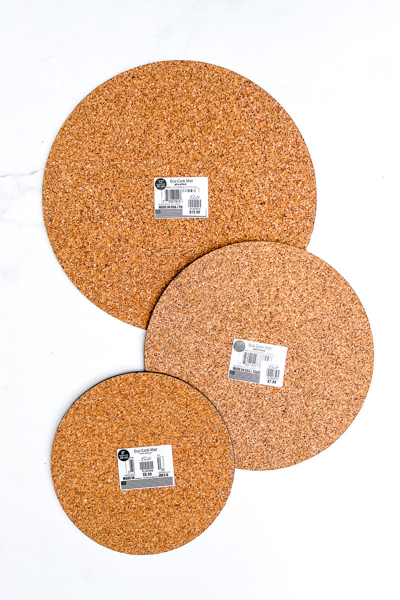 Plastec Eco Cork Mat 10 in