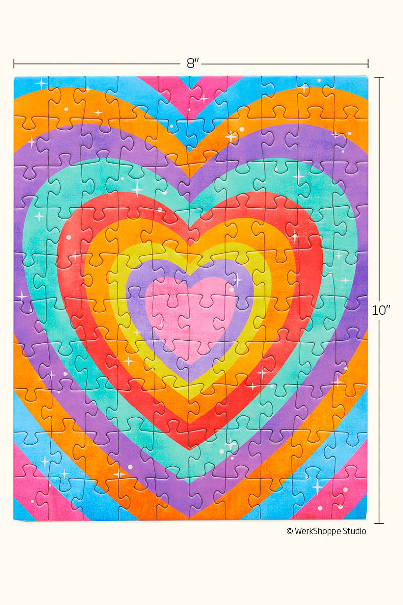 Velvet Heart Puzzle Snax 100 Piece