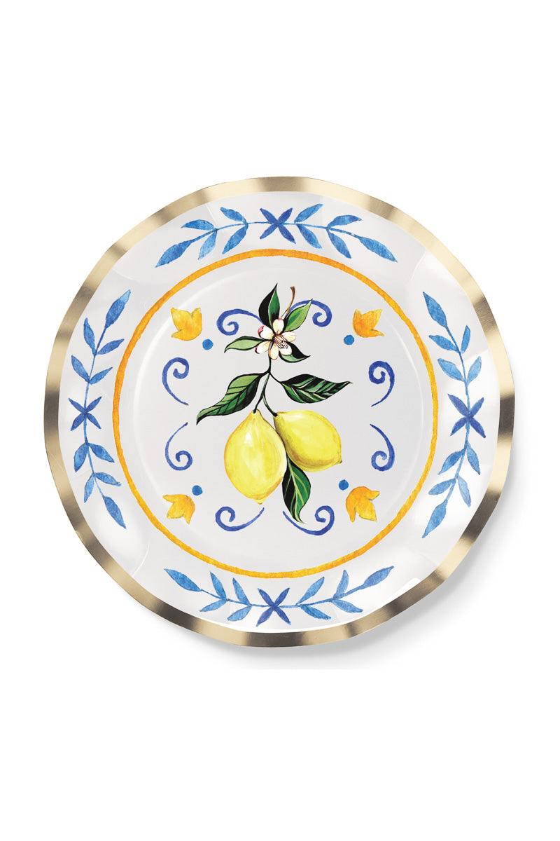 Sophistiplate Capri Coast Wavy Salad Plates 8/pk