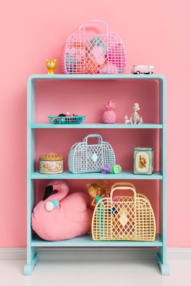 Sun Jellies Retro Basket Small Peach