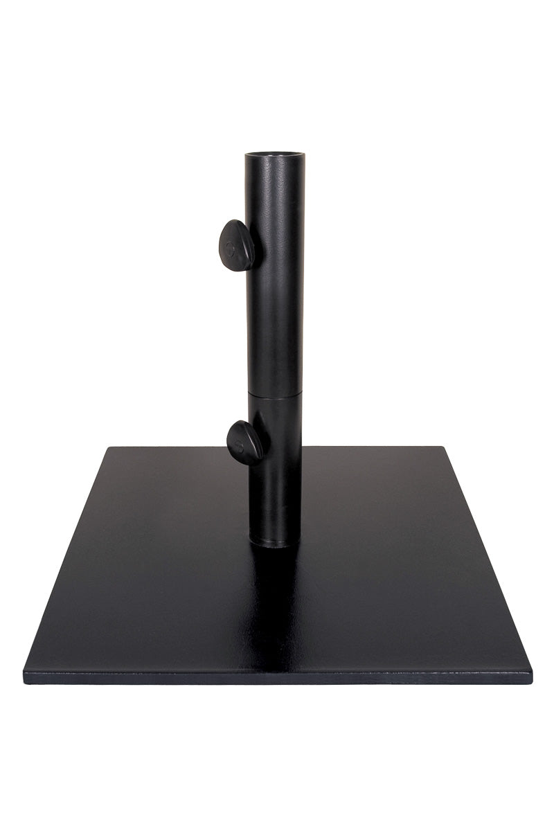 Treasure Garden Steel Umbrella Base Square 18" Black