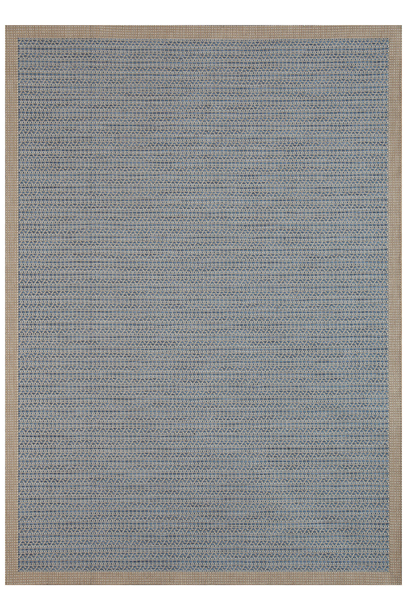 Treasure Garden North Shore Outdoor Rug 5’3”x7’4” Sky Blue