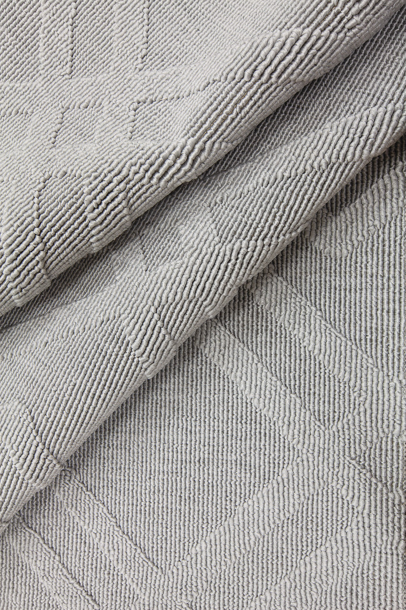 Treasure Garden Manhattan Outdoor Rug 5’3”x7’4” Plush Gray