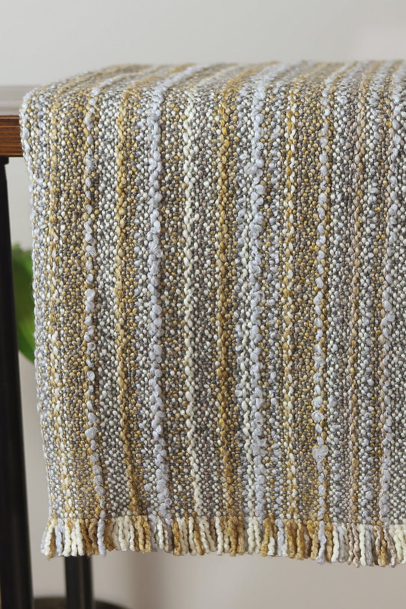 Bedford Cottage Ashville Throw Mineral 45"x70"