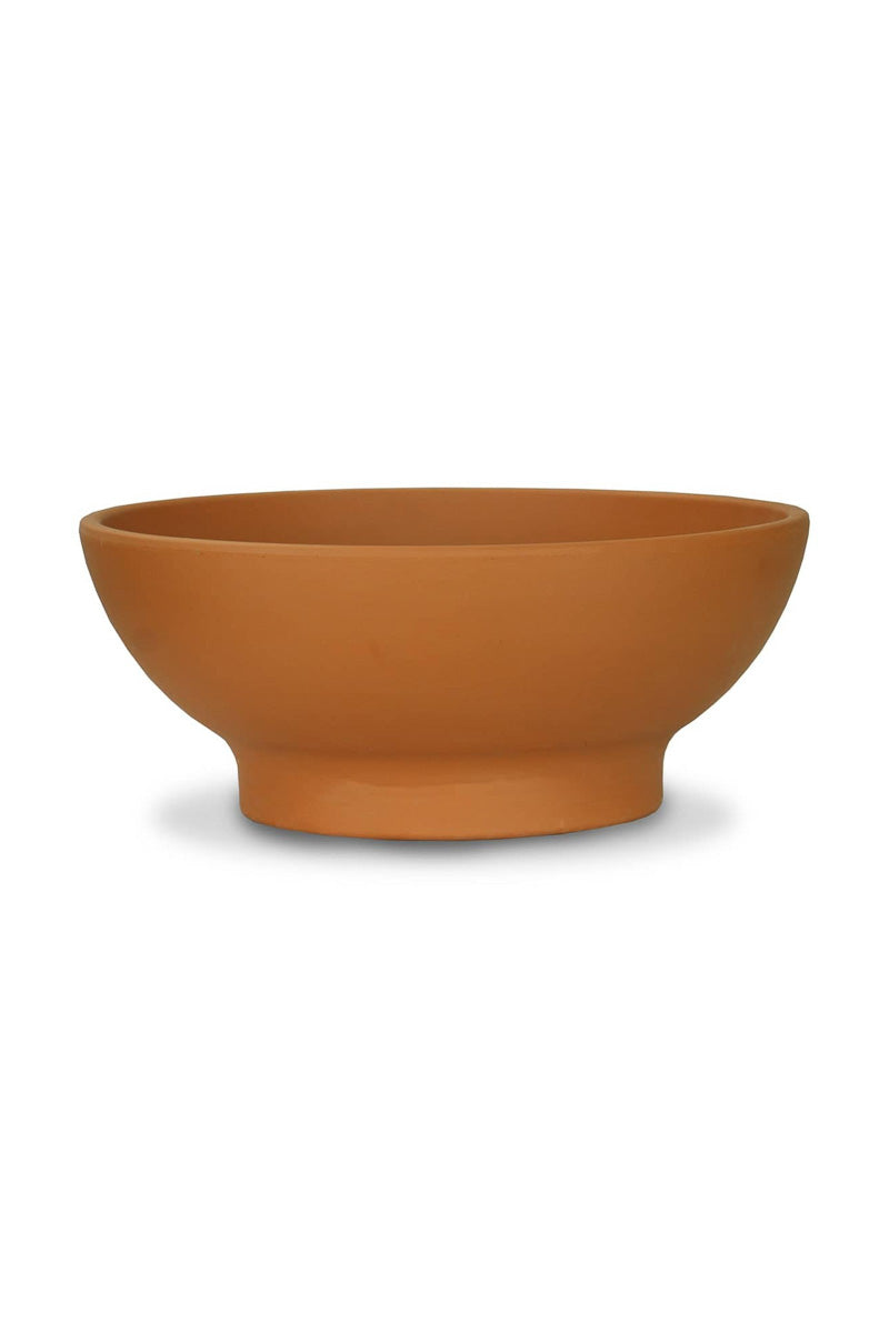 Terra Cotta Low Bowl German 14"