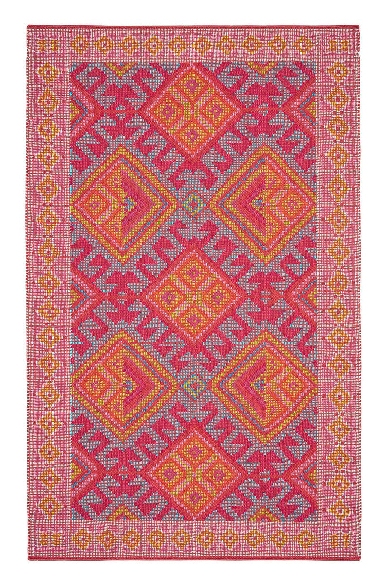 Dash & Albert Valencia Kilim Handwoven Indoor/Outdoor Rug 3x5 Spice