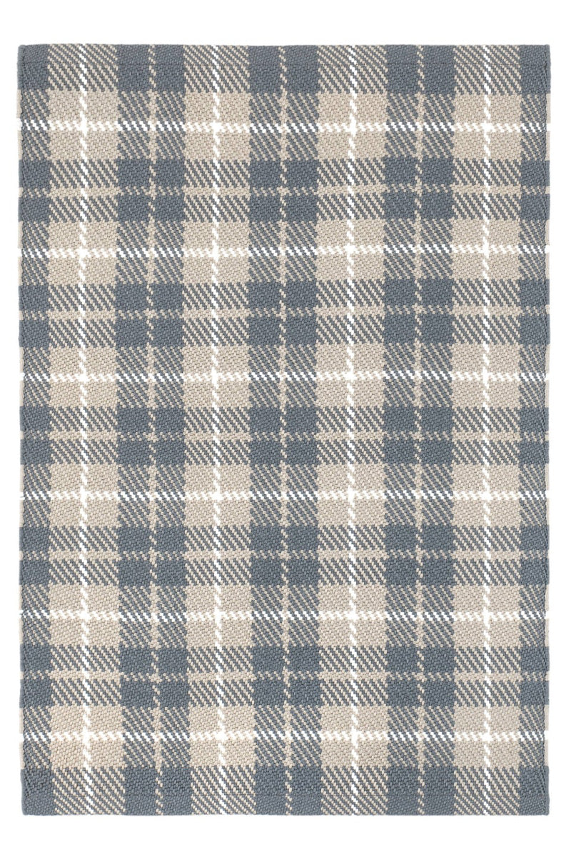 Dash & Albert Lakeville Plaid Charcoal Handwoven Indoor/Outdoor Rug 3x5