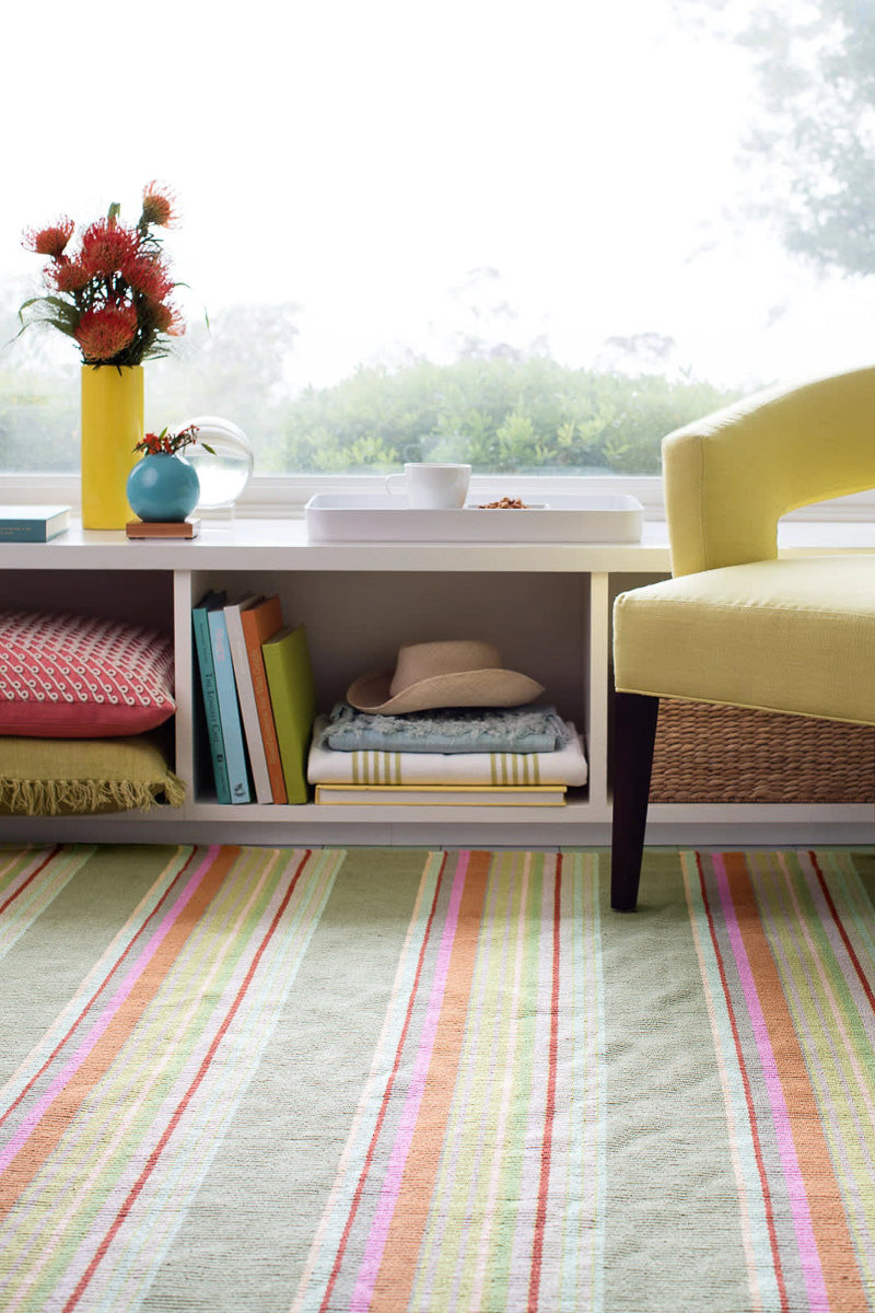 Dash & Albert Stone Soup Handwoven Cotton Rug 2x3