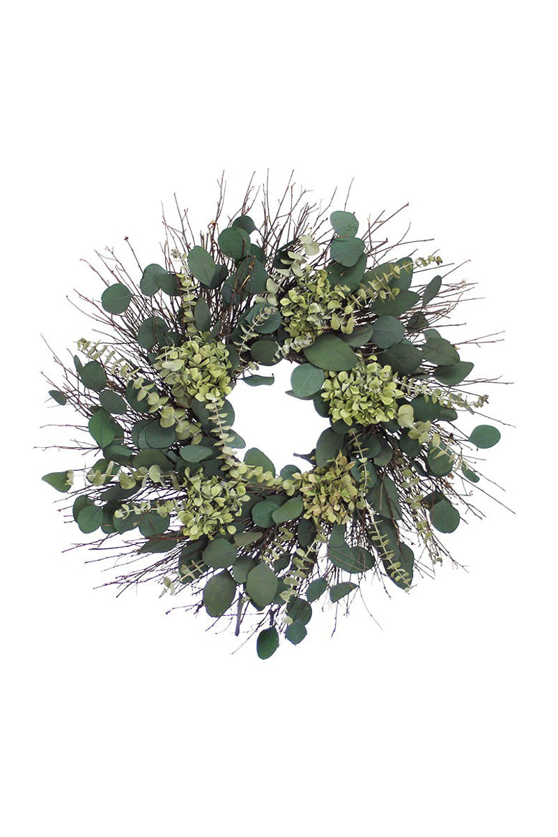 WREATH JULIE'S GARDEN 22"