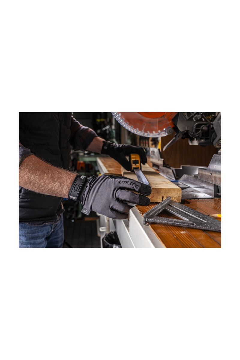 BOSS Utility With Ripstop Gloves Extra Large Dark Gray