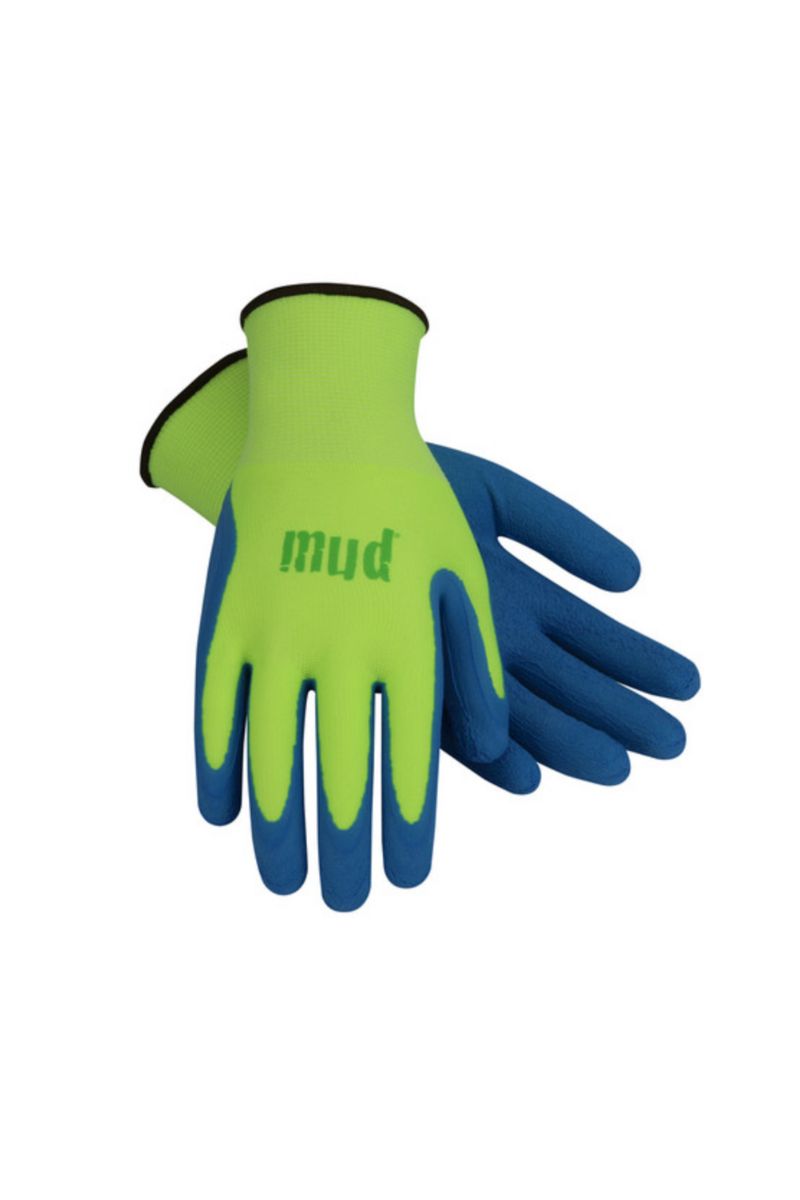 MUD Super Grip Mud Gloves Lime Green Medium