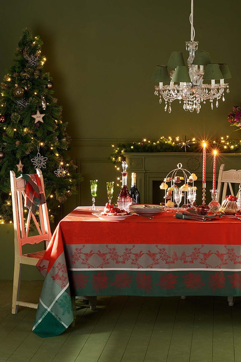 Garnier-Thiebaut Cadeaux De Noel Rouge Napkin