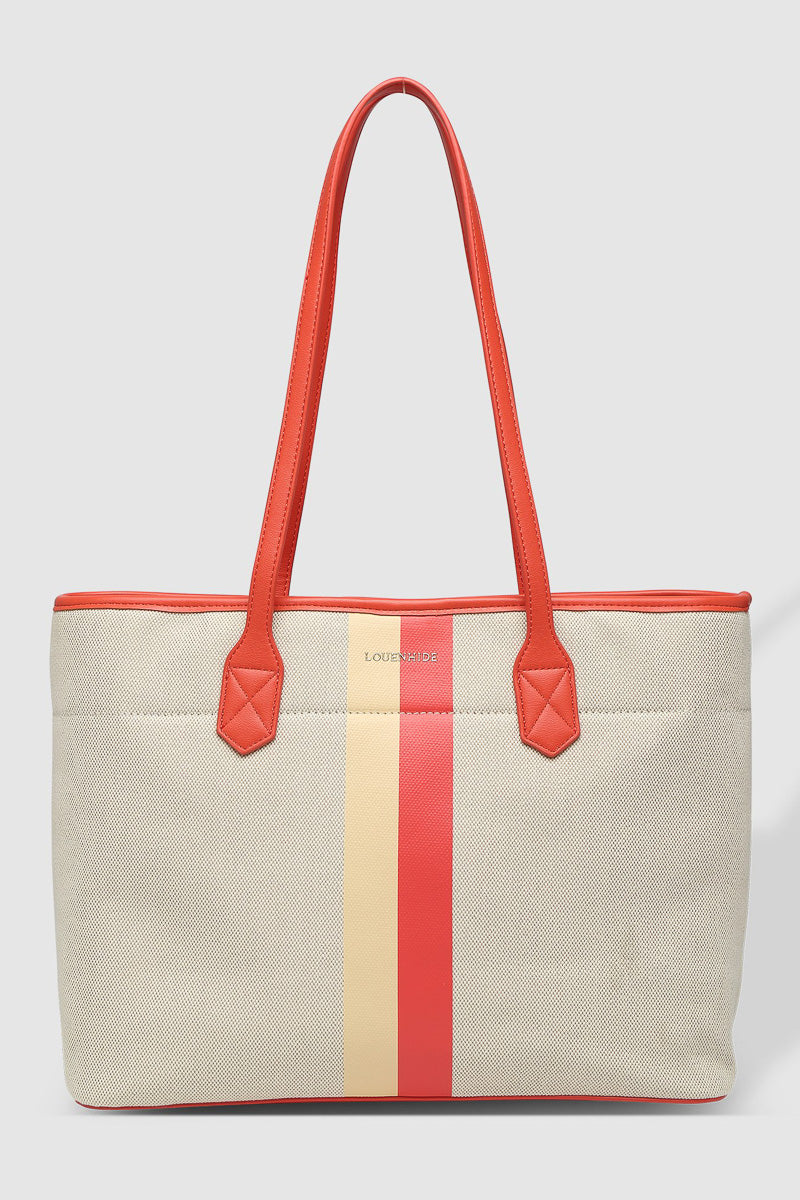 Louenhide Maui Canvas Tote Bag Peach