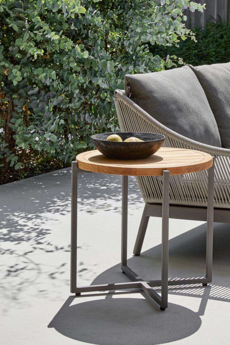 Alfresco Condor Teak Top Coffee Table 29" Round