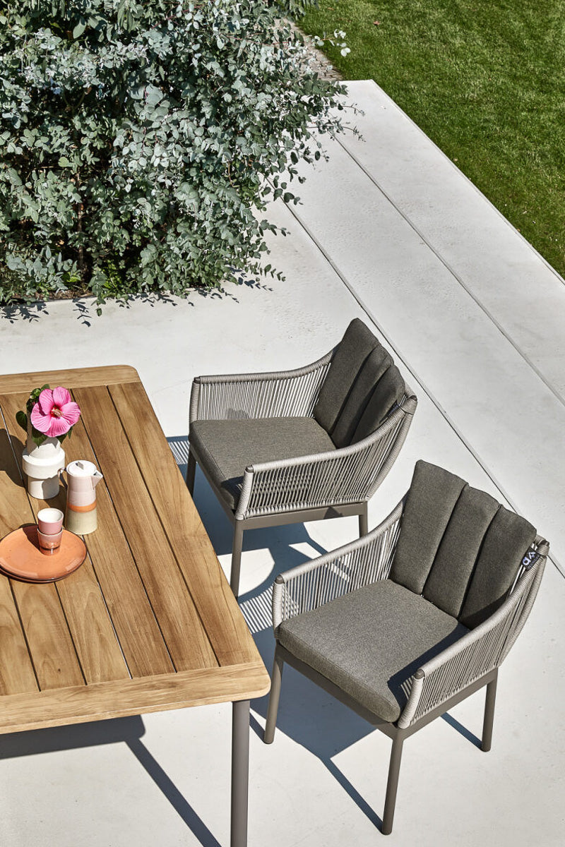 Alfresco Bijou Dining Arm Chair with Cushions