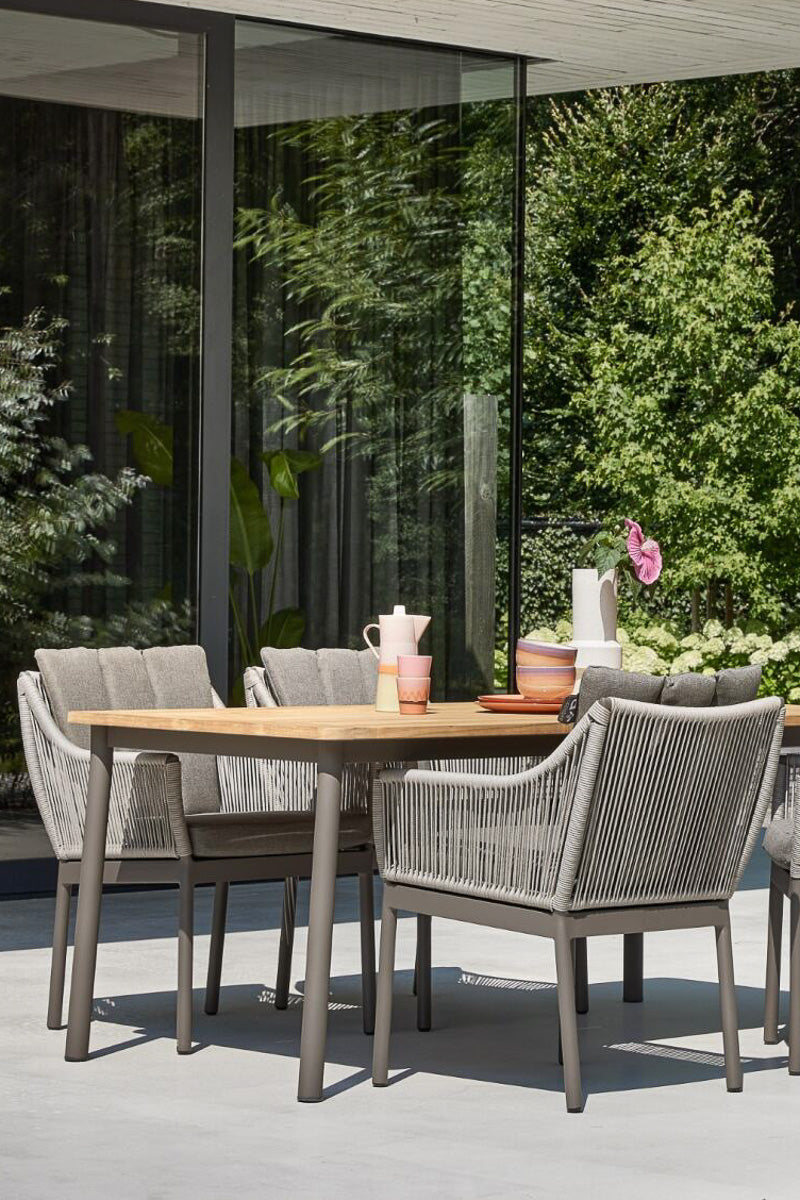 Alfresco Bijou Dining Arm Chair with Cushions