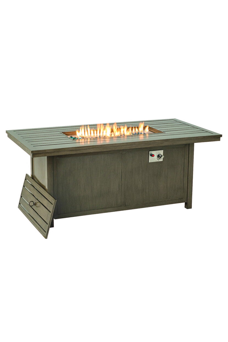 Alfresco Home Kennett Rectangular Gas Fire Pit Table 60"x30"
