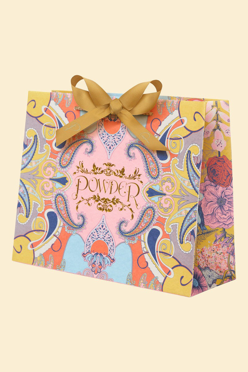 Powder Design Quilted Washbag Impressionist Floral Mustard