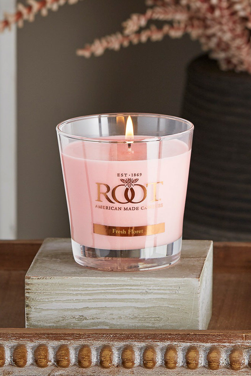 Root Candles Veriglass Candle Small Fresh Floret