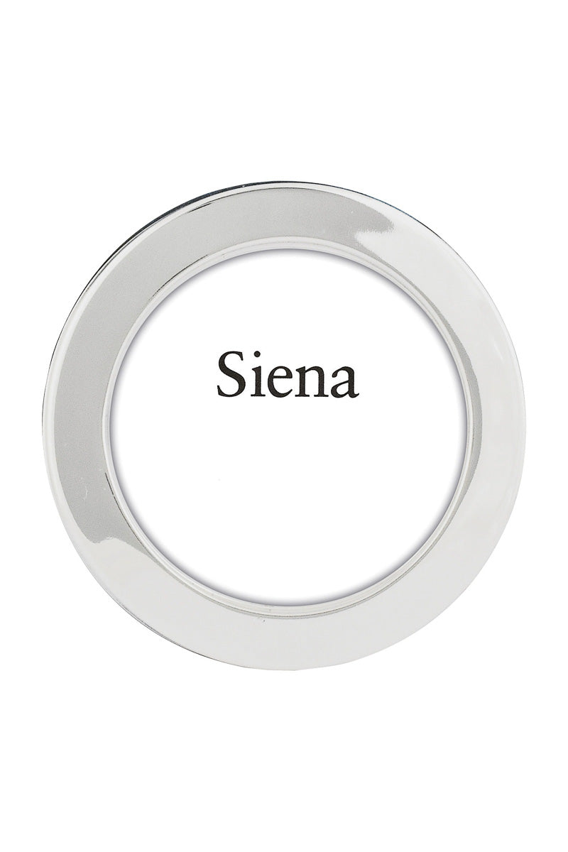 Siena Half Moon Silverplate Frame 3" Round