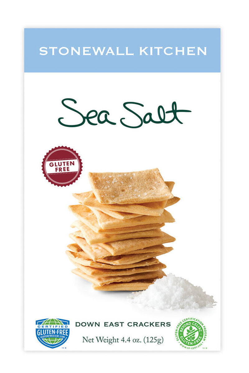 Stonewall Kitchen Gluten Free Sea Salt Crackers 4.4 oz