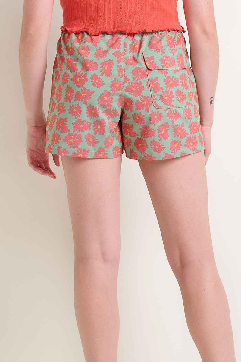 Toad & Co Women's Boundless Pull-On Short Extra Small Sagebrush Zinnia Print