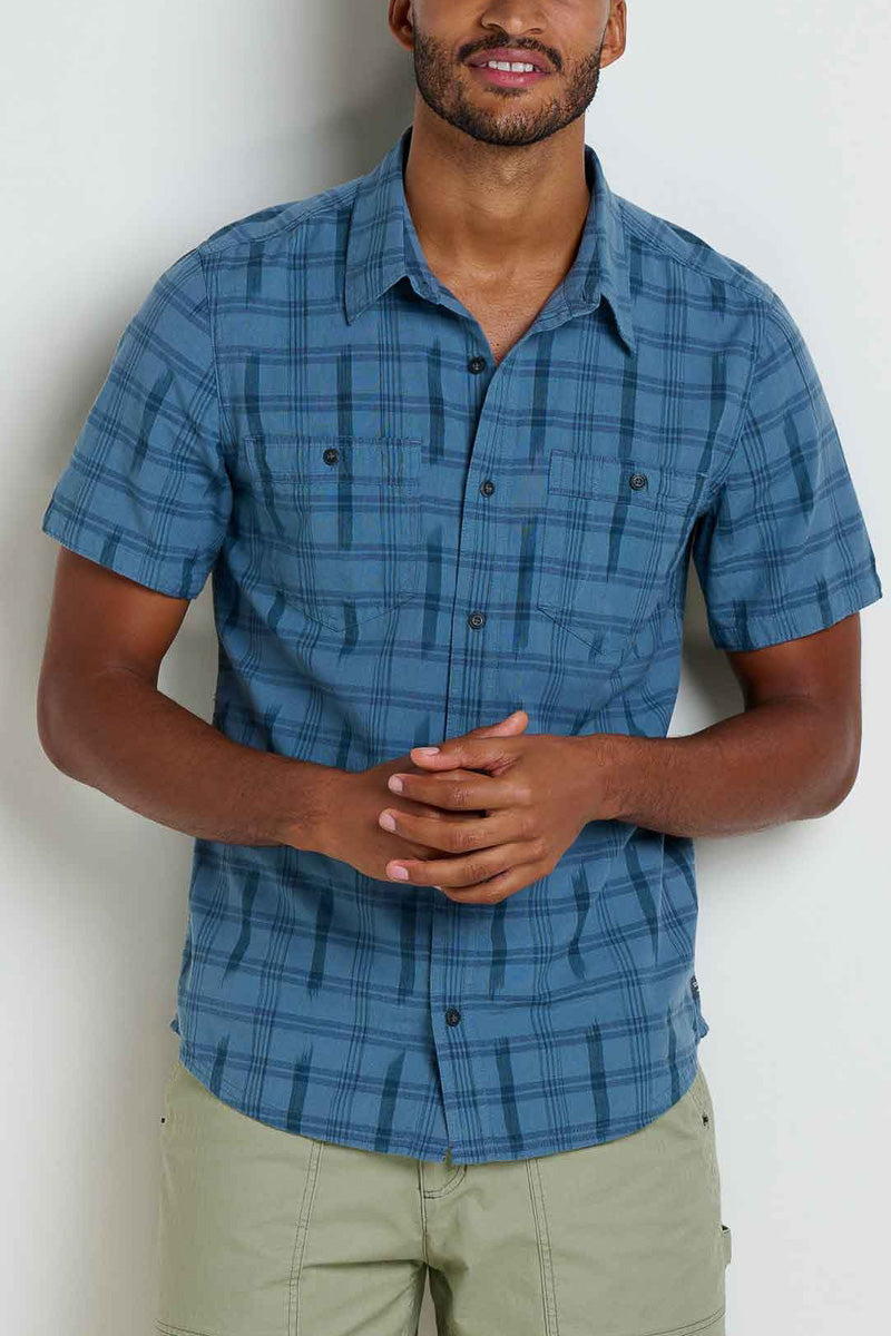 Toad & Co Men's Smythy Short Sleeve Shirt Extra Large North Shore