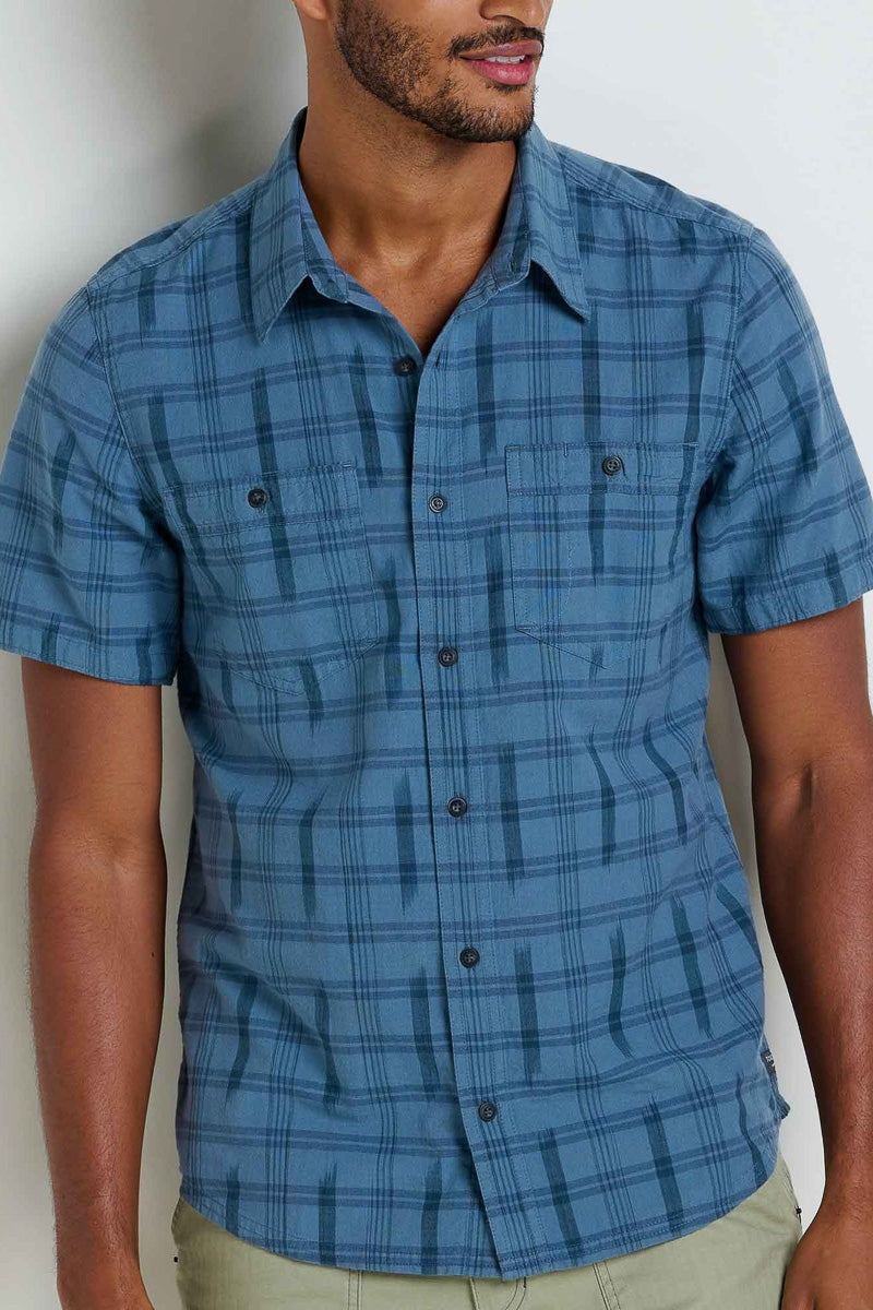 Toad & Co Men's Smythy Short Sleeve Shirt Extra Large North Shore