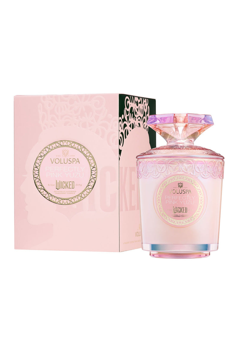 Voluspa Perfectly Pink Yuzu Boxed Candle