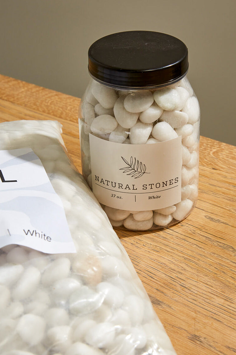 Natural Stone 37 oz White