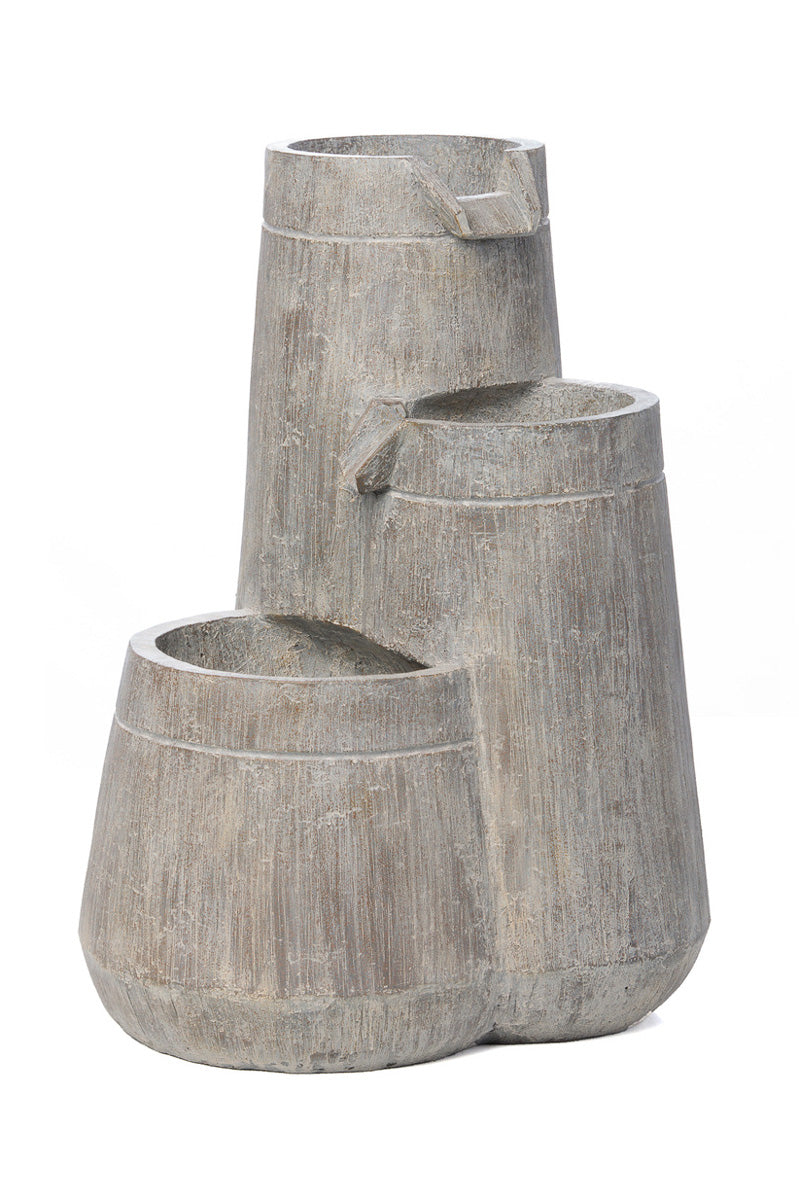 Alfresco Home Chattooga Fountain with LED Light