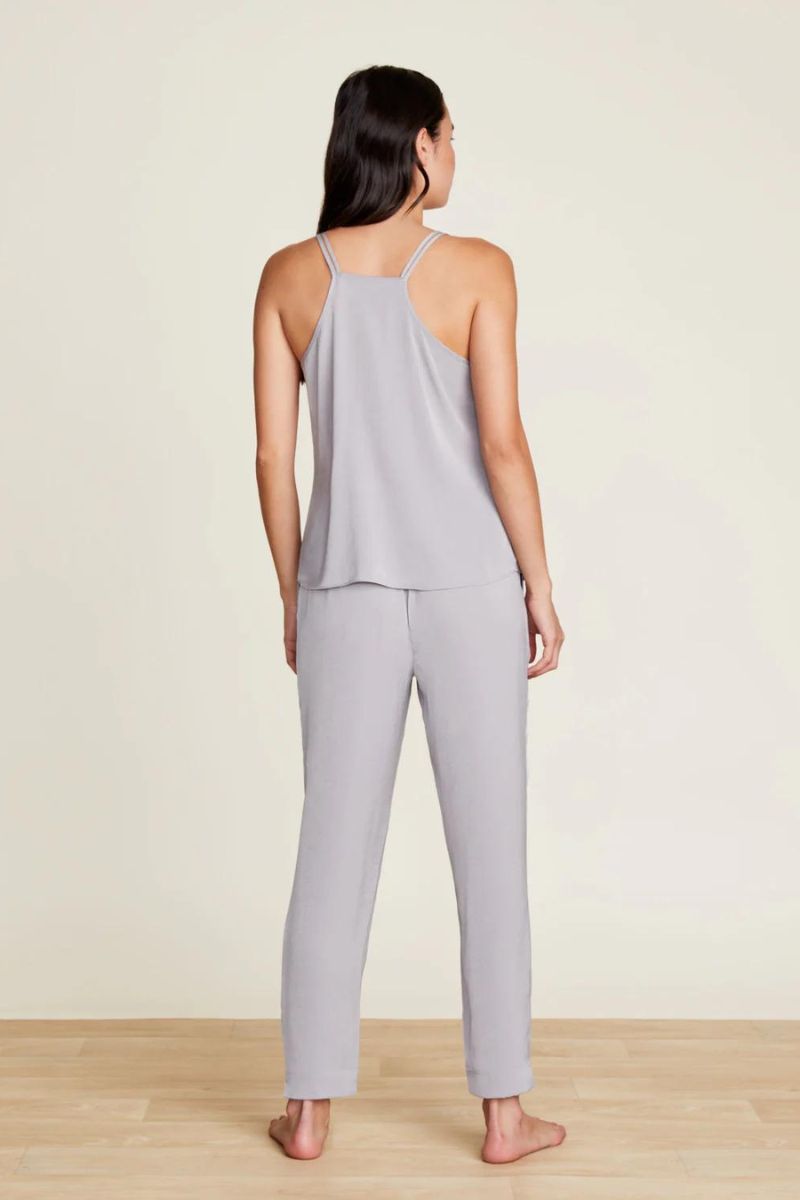 Barefoot Dreams Satin Tank & Pant Set Extra Large Dove
