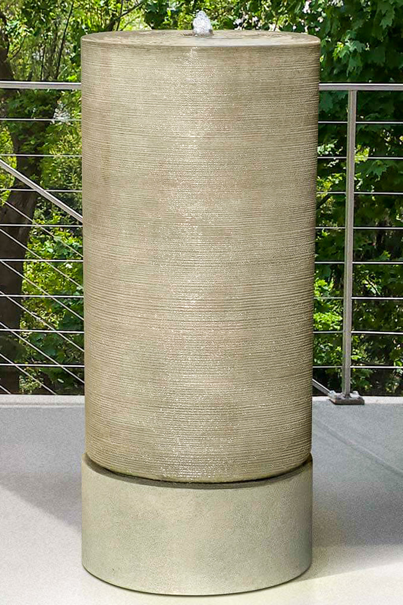 Campania Tall Cylinder Fountain GS