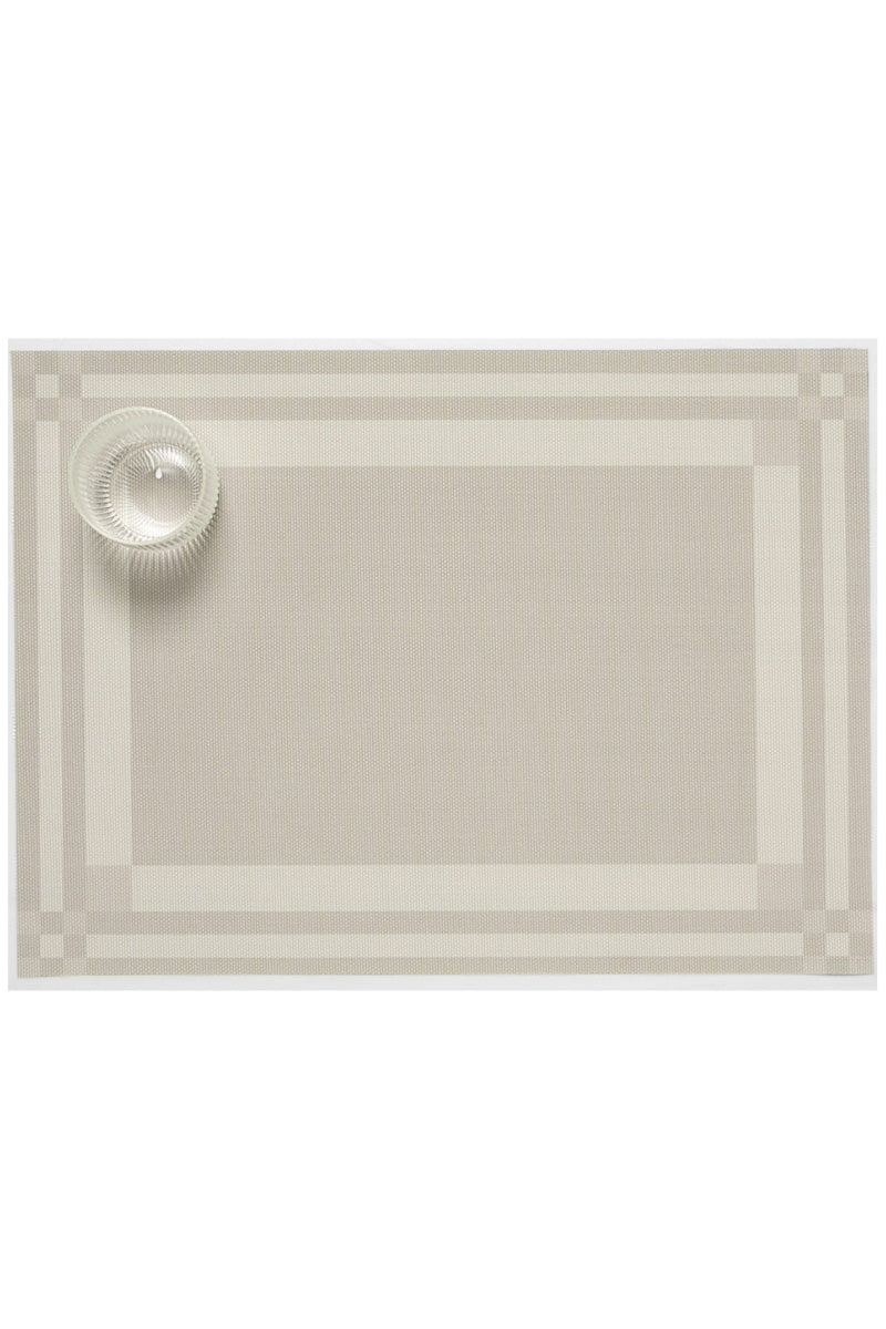 Chilewich Handkerchief Placemat Compact Rectangle 13.5"x18.5" Flax