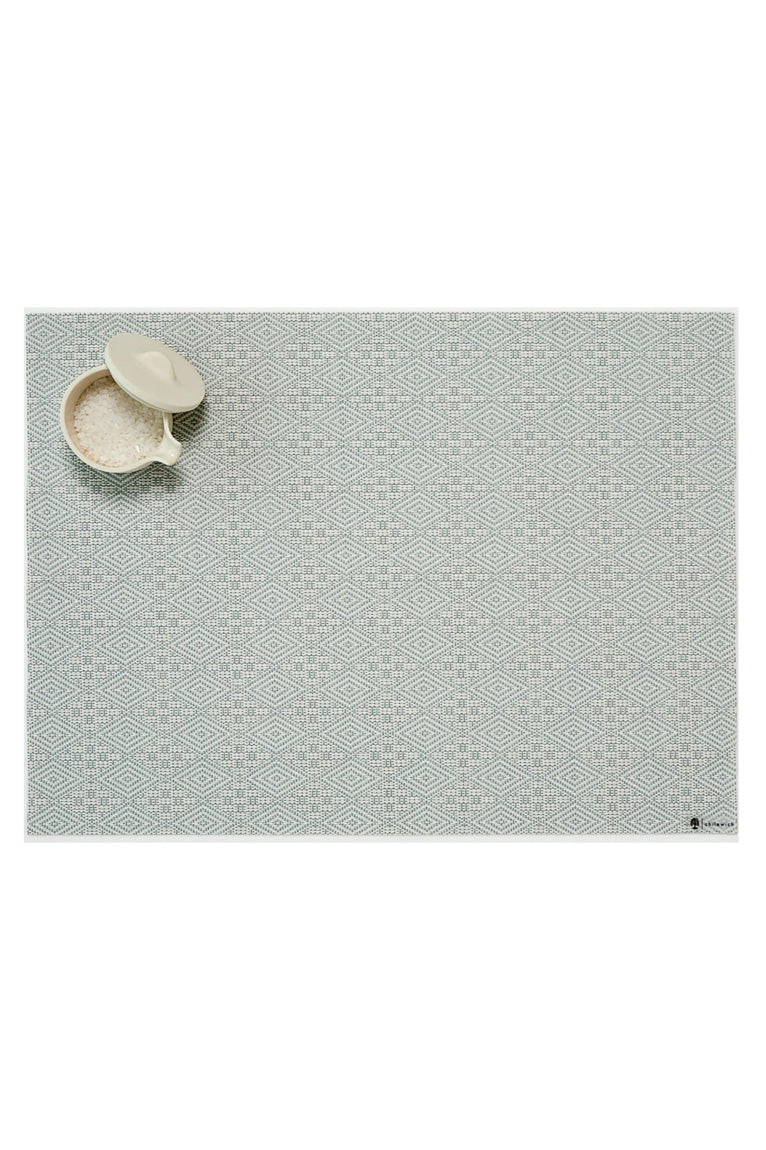 Chilewich Boxwood Placemat Rectangle 14"x19" Abalone