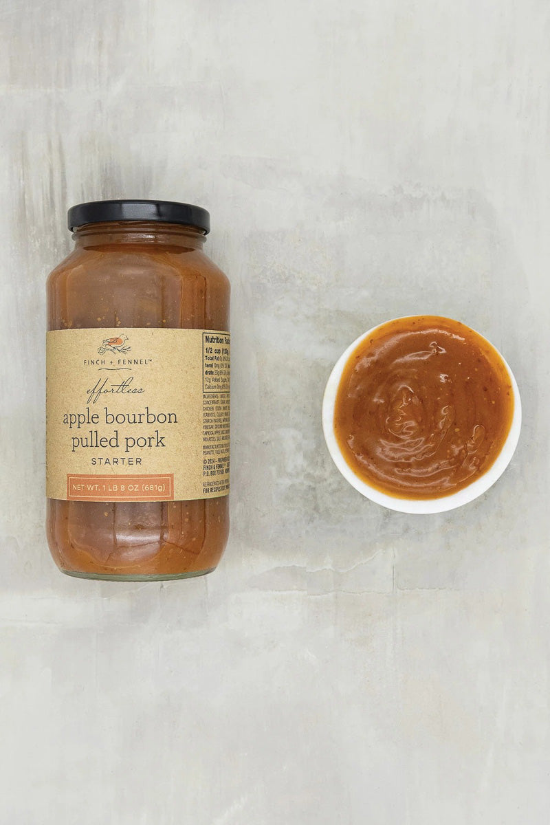 Finch + Fennel Effortless Apple Bourbon Pulled Pork Starter