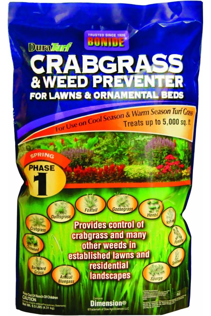 Bonide DuraTurf Crabgrass & Weed Preventer Phase 1