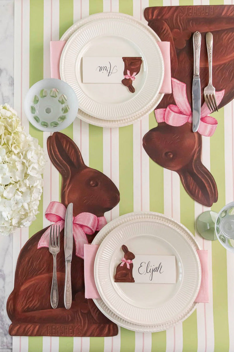 Hester & Cook Die-Cut Hershey's Chocolate Bunny Placemat 12 Pack