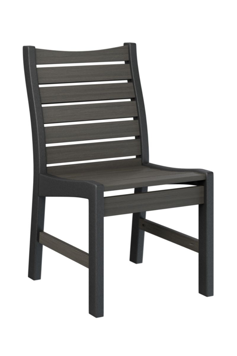 Berlin Gardens Bristol Dining Chair Coastal Gray on Black