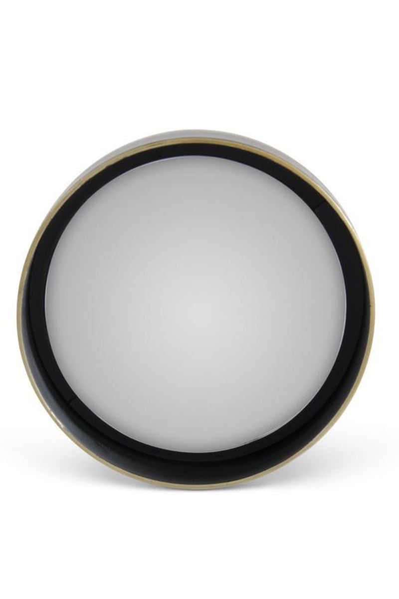 MIRROR WALL 8" BK W/GO TRIM