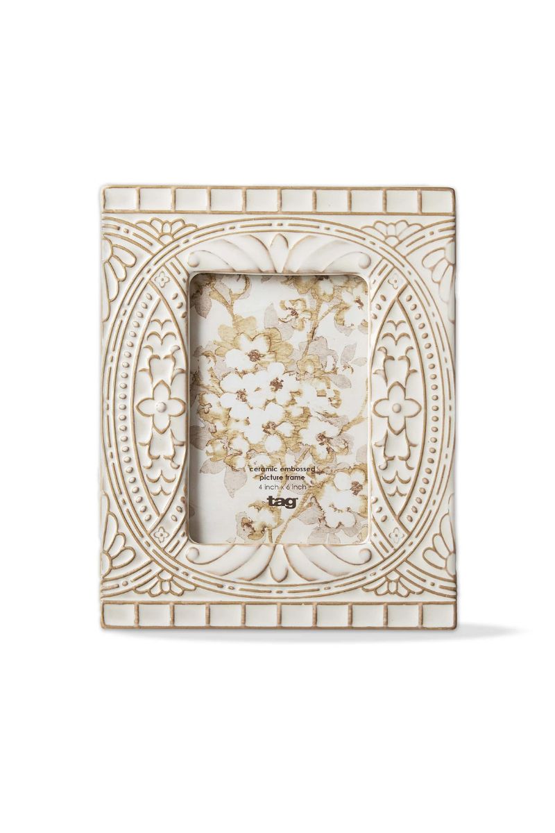 Cirie Photo Frame 4"x 6" Ivory