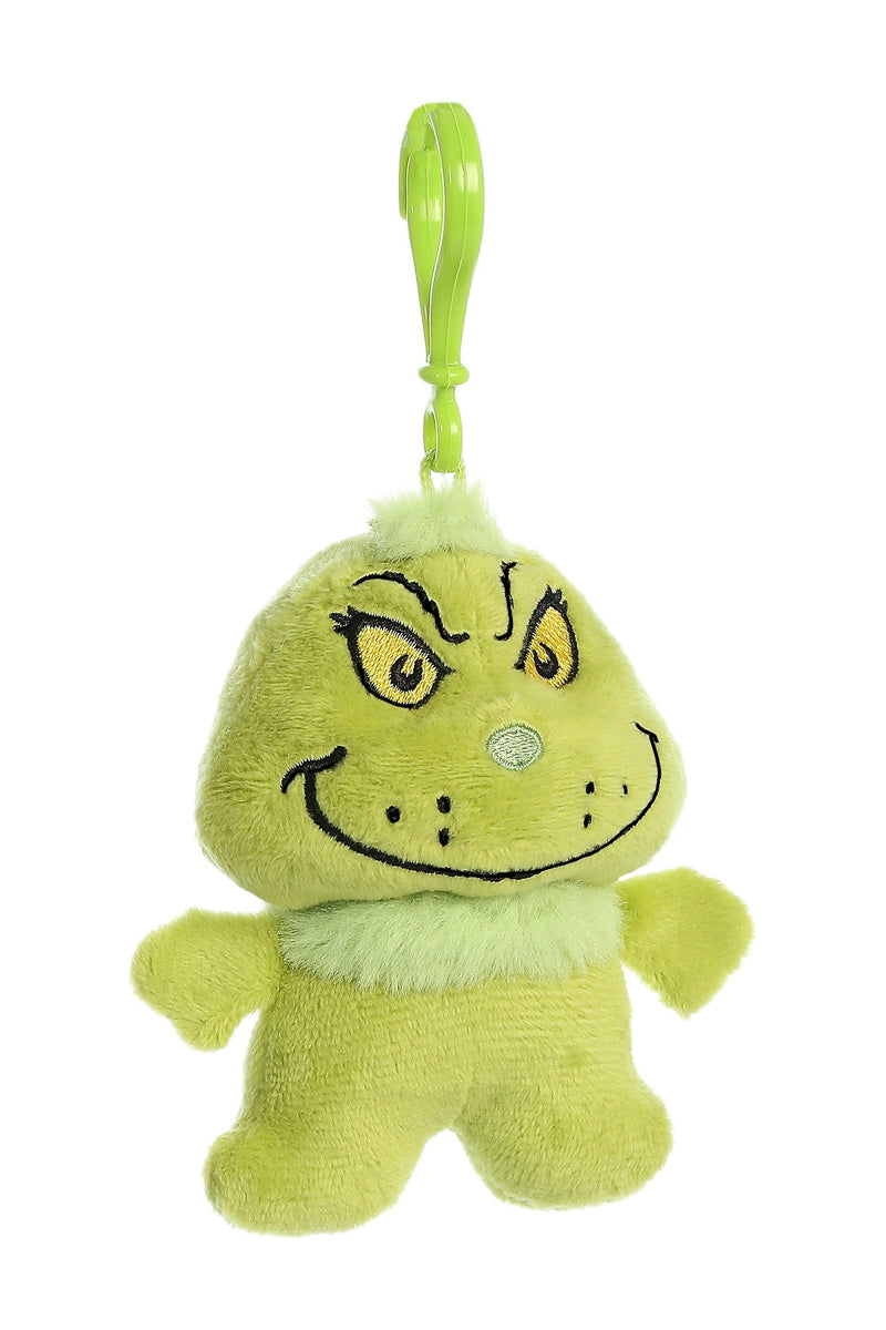 Grinch Clip-On Keychain 4"