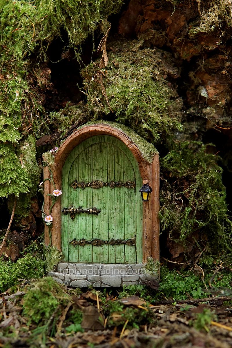 Miniature Garden Mystical Green Fairy Door